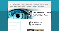 Desktop Screenshot of abqeyecare.com