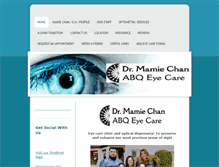 Tablet Screenshot of abqeyecare.com